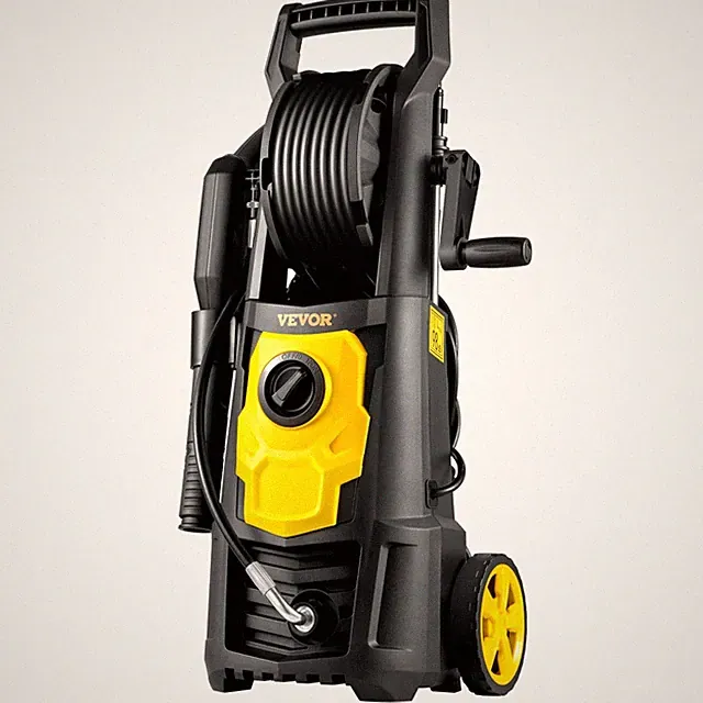 2000 PSI Electric Pressure Washer with 30ft Hose & Foam Cannon, 5 Nozzles
