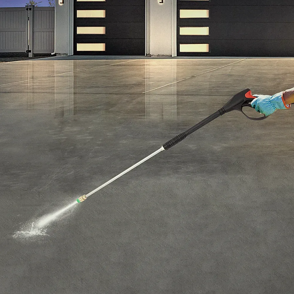 2000 PSI High Pressure Car Power Washer Gun Spray Wand Lance Nozzle and Hose Kit
