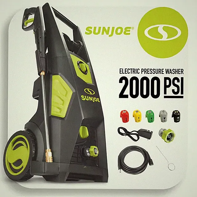 2000 PSI (PWMA Certified) 1.09 GPM 13A Brushless Electric Pressure Washer W/ Bra