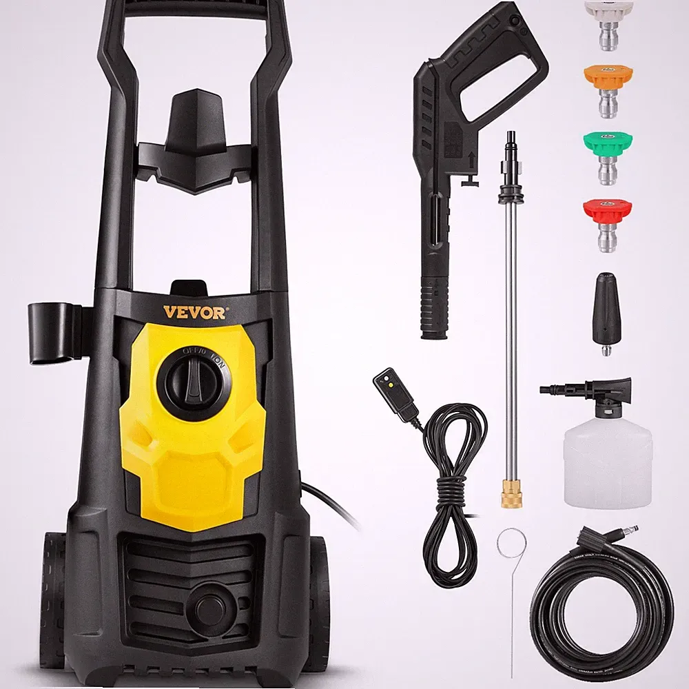 2000PSI 1.65GPM Electric Hot/Cold Water Washer with 30ft Hose