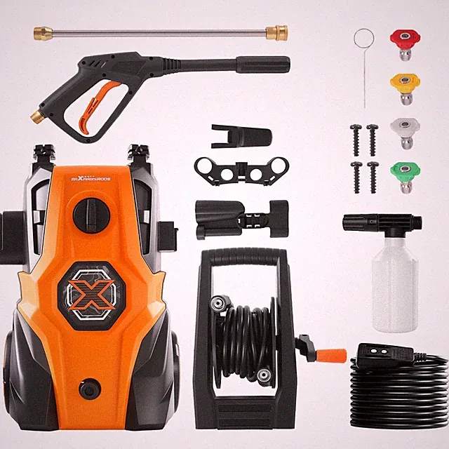 2000W Electric Pressure Washer 4000PSI 1.98GPM for Deck Driveway Car Cleaning
