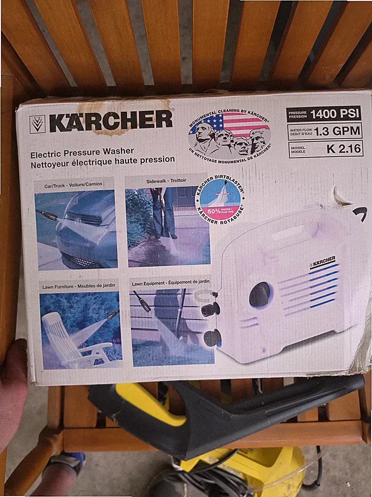 2004 ,karcher K 2.35 electric pressure washer 1300 PSI NEW OLD STOCK “RARE”