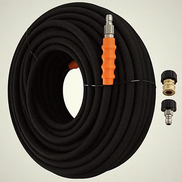 200FT 3/8" Pressure Washer Hose 4800PSI Kink Resistant w/ M22-14mm Coupler