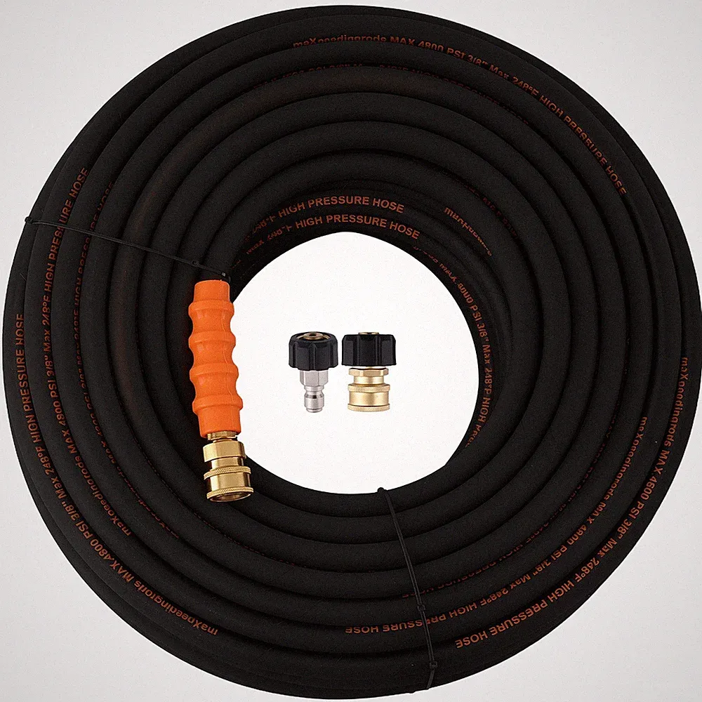 200FT Commercial Grade Pressure Hose for Simpson Westinghouse 4800PSI 3/8"
