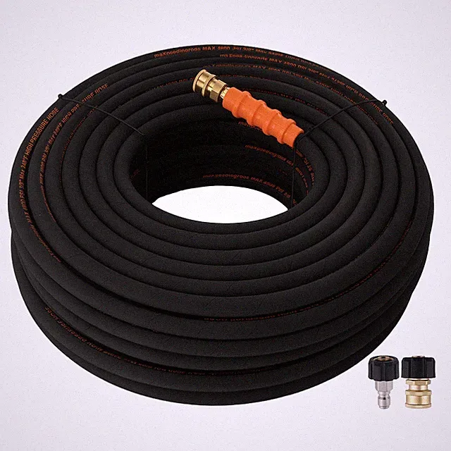 200FT Heavy Duty Pressure Hose for Simpson Troy-Bilt Husqvarna 4800PSI 3/8"