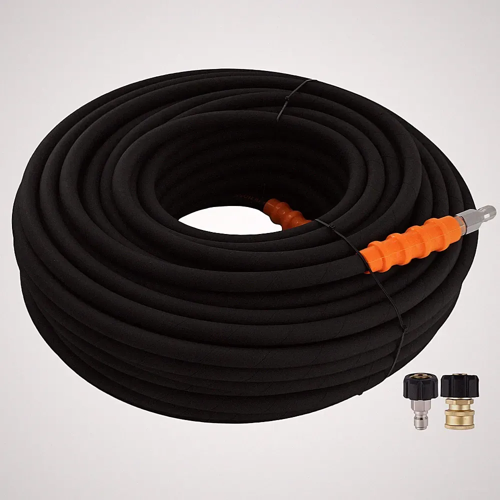200FT Heavy Duty Pressure Washer Hose 3/8" for Troy-Bilt Westinghouse 4800PSI
