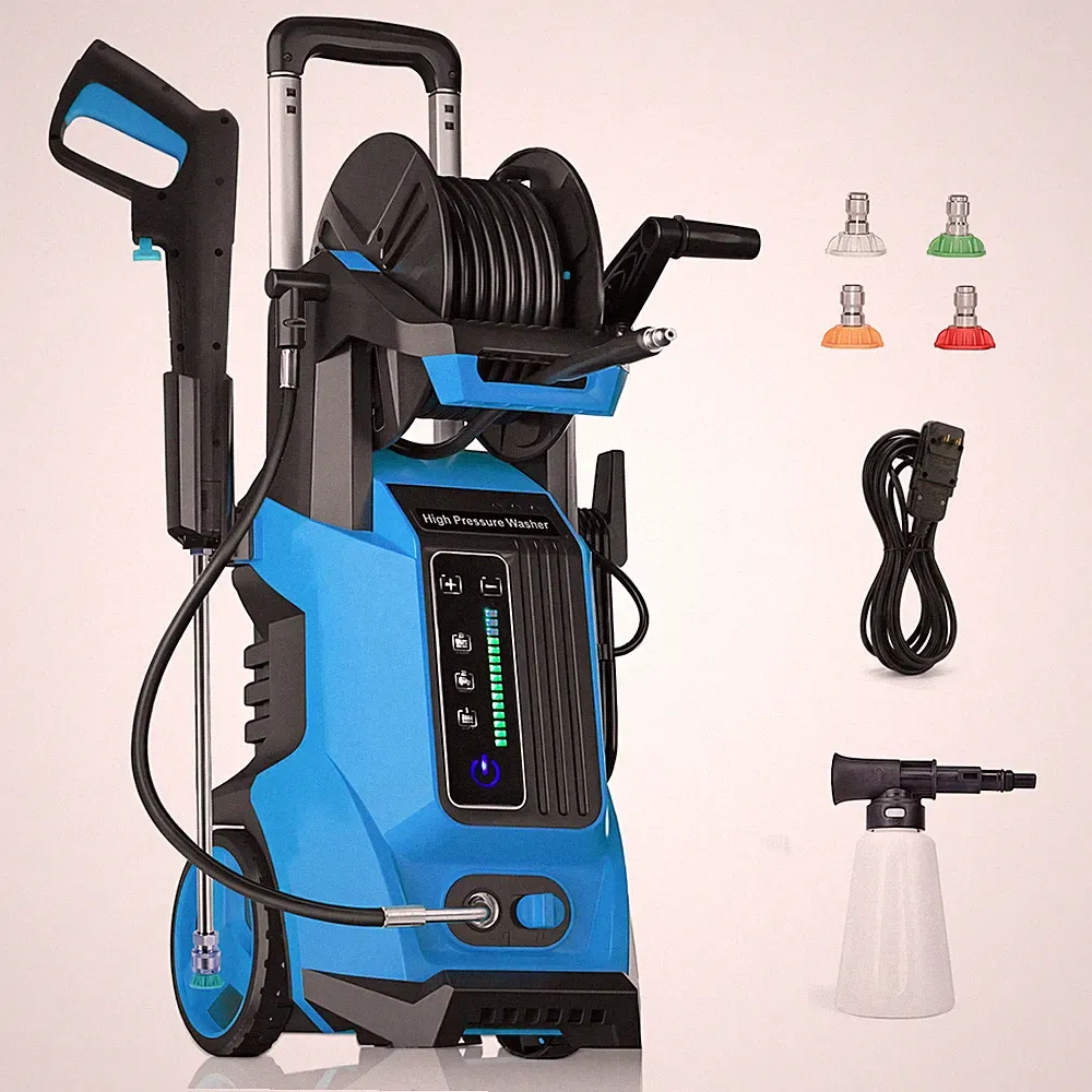 2025 Upgraded Electric Pressure Washer, 5200 PSI 3.2 GPM for Car Washing