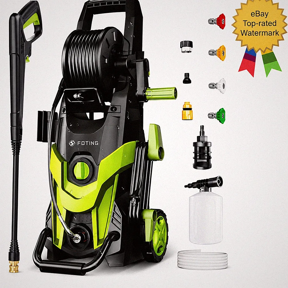 2026 New Electric Pressure Power Washer 4500PSI with 4 Quick Connect Nozzles, In