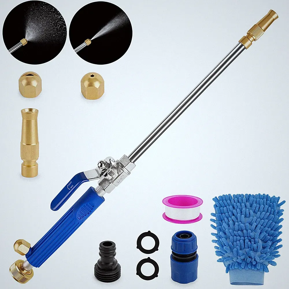 2026 Upgraded Jet Nozzle Power Washer Wand with 3 High Pressure Nozzles and Q...