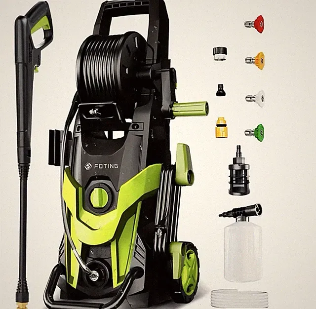 2026New Electric Pressure Power Washer 4500PSI With 4 Quick Connect Nozzles