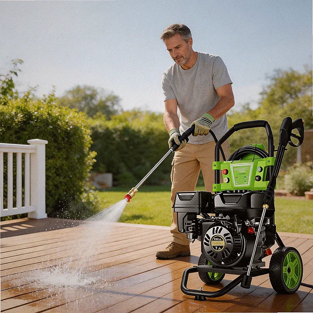 209CC 2650PSI Gas Powered Washing Machine Commercial High Pressure Washer Garden