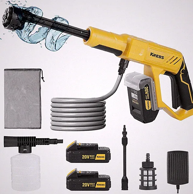 20V Cordless Pressure Washer Max 560 PSI High Pressure Power Washer Portable Han