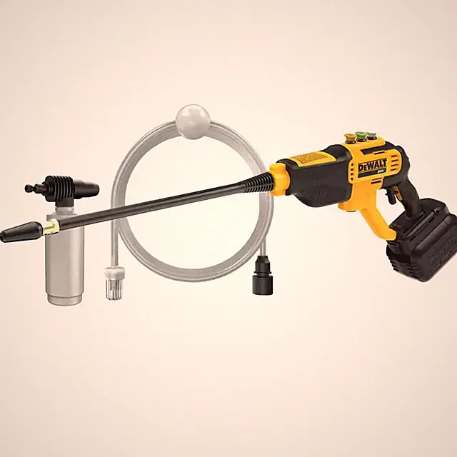 20V MAX 550 PSI 1.0 GPM Cold Water Cordless Battery Power Cleaner with 4 Nozzles