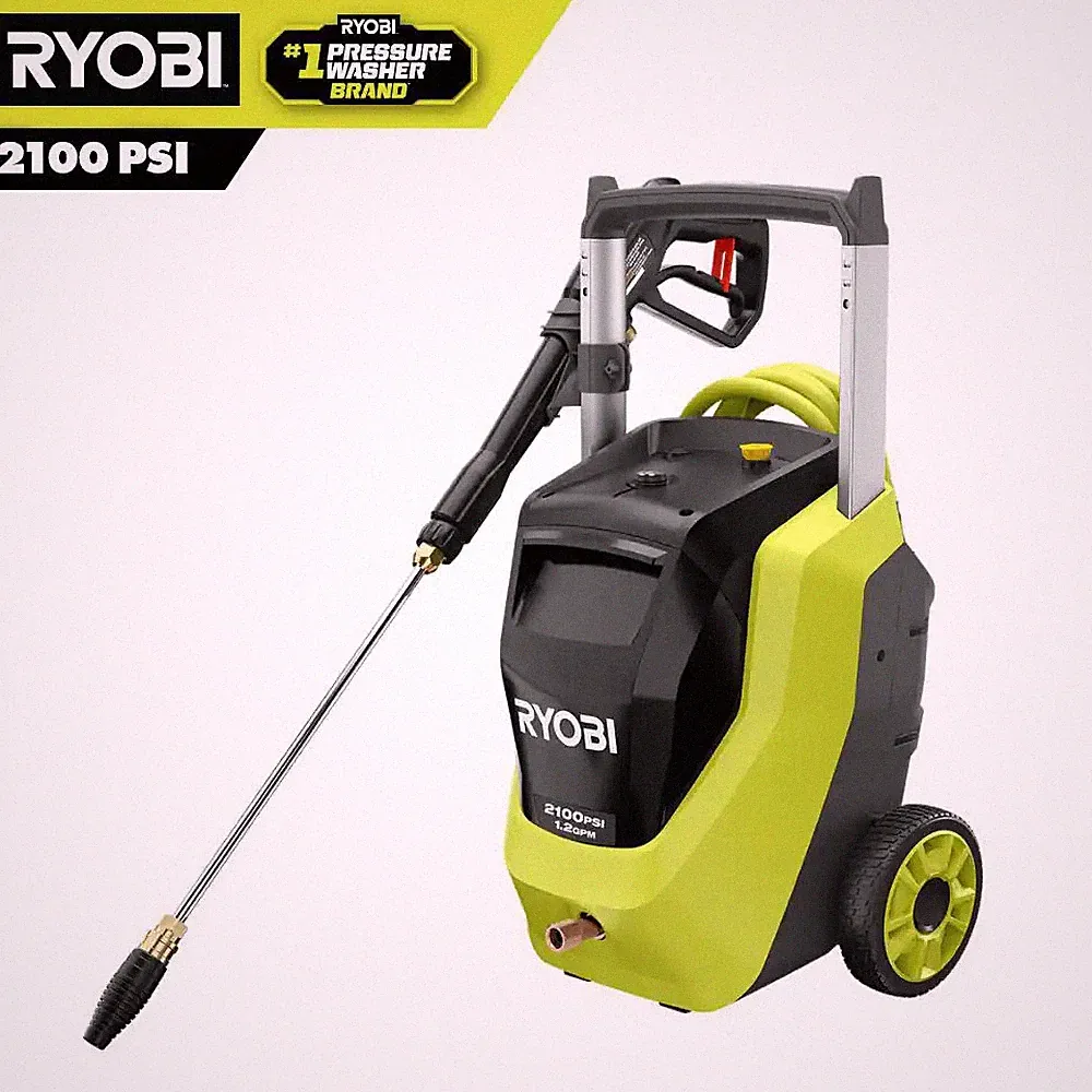 2100 PSI 1.2 GPM Cold Water Corded Electric Pressure Washer with Foamer