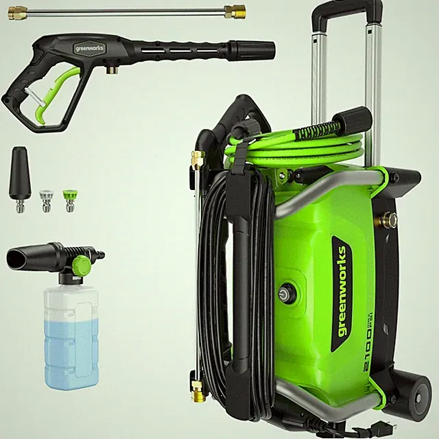 2100 PSI (SGS Certified) 1.2 GPM 13Amp Compact Electric Pressure Washer Telescop