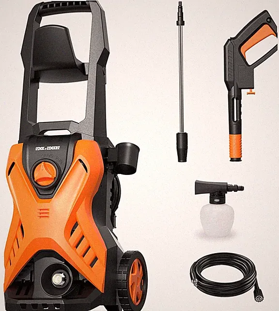 2150PSI Electric Pressure Washer with Foam Cannon & Adjustable Nozzle