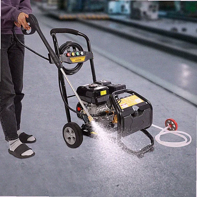 2200PSI Gas Pressure Washer Cold Water Gas Powered Washer 2.4GPM 7HP / Wheels