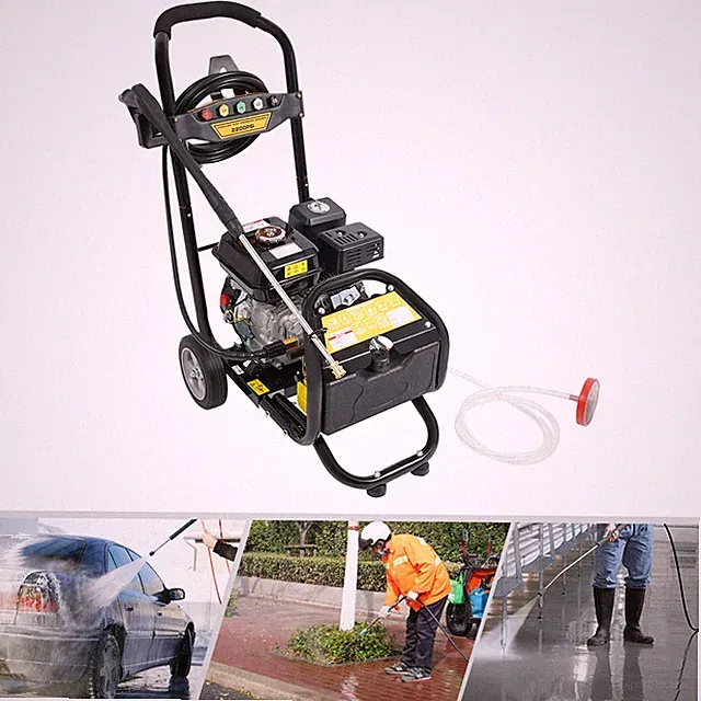2200PSI Gasoline High Pressure Washer 7HP Gasoline Manual Washer w/ Hose 3400RPM
