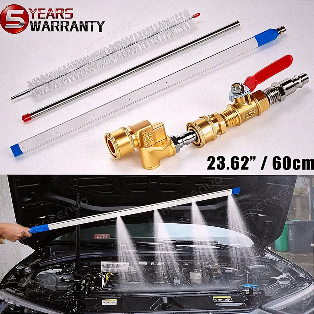23.6" Radiator Cleaning Wand–Pressure Washer Tool for Cars,Trucks & Rvs,Dual-Use