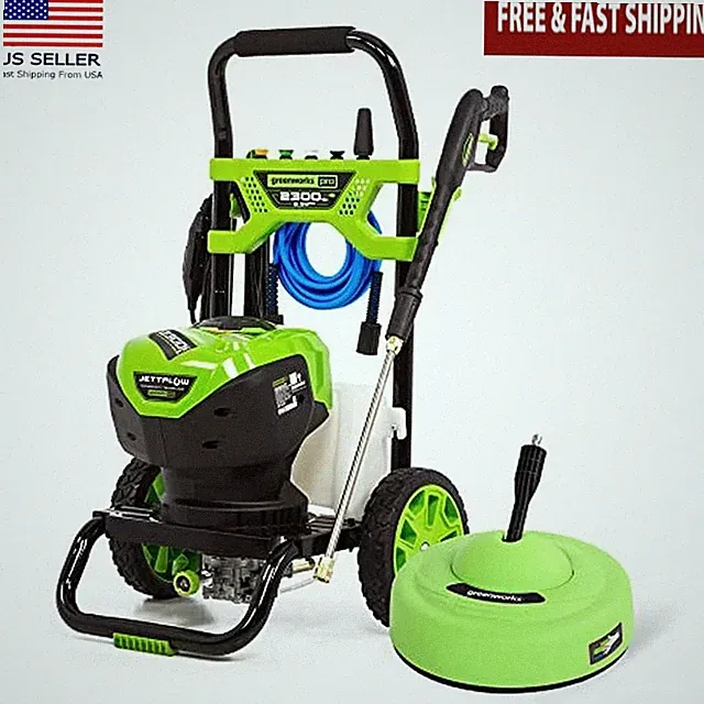 2300 PSI Electric Pressure Washer W/ 11 InSurface Cleaner Driveways Patios New