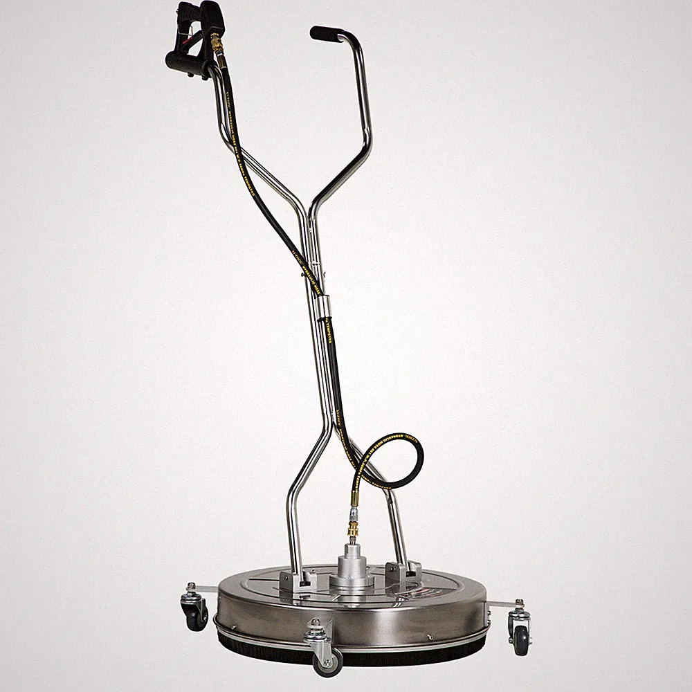 24" 4000 psi Pressure Washer Surface Cleaner with 4 Wheels 8GPM Dual Handle
