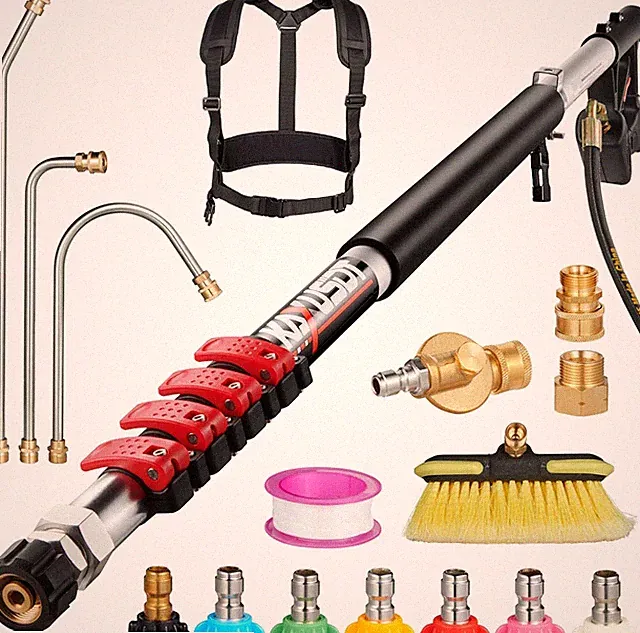 24 FT Pressure Washer Extension Wand, Extension Pole for Pressure Washer 400PSI