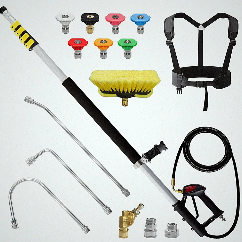24 FT Pressure Washer Telescoping Wand with Extension Wands