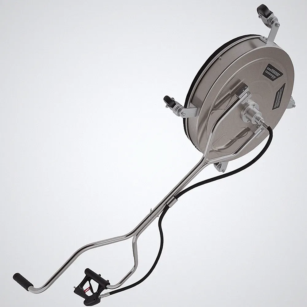 24 inch Pressure Washer Surface Cleaner 4 Wheels Stainless Steel Sidewalk