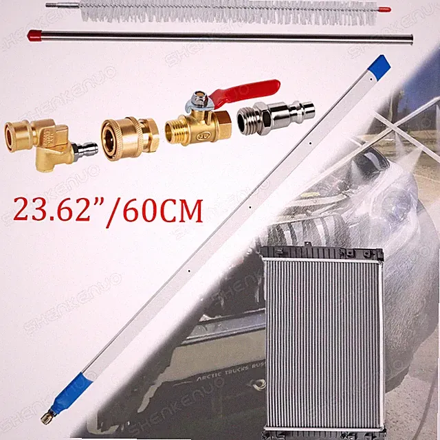 24''Portable Radiator Cleaning Wand,4500 PSI Radiator Flush and Cleaner Tool,Qui