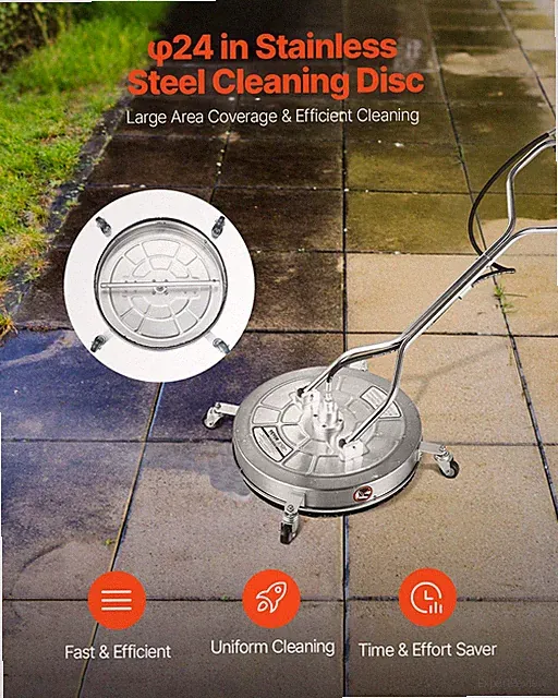 24" Pressure Washer Surface Cleaner, Sidewalk