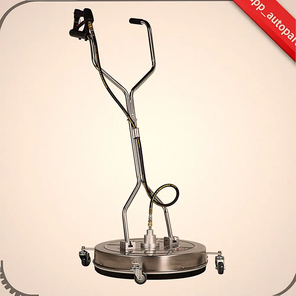 24" Pressure Washer Surface Cleaner with Handle & 4 Spinner Wheels 8GPM