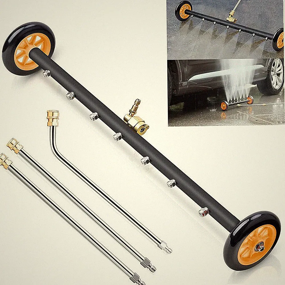 24" Pressure Washer Water Broom Undercarriage Cleaner Driveway Surface Cleaner