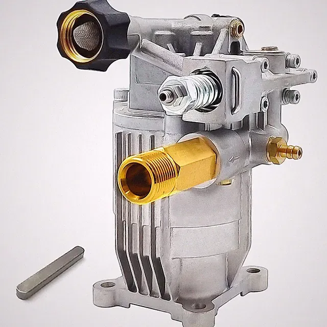 2400-2800PSI Pressure Washer Large, Silver 3/4'' Horizontal Pump