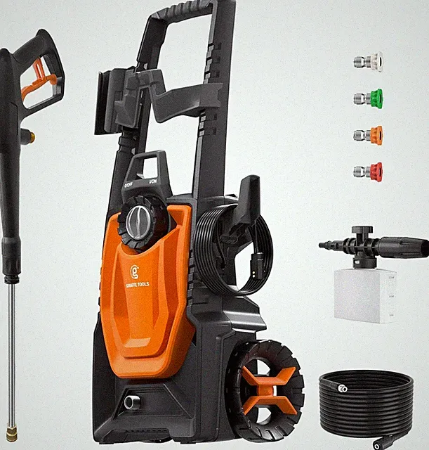2400 PSI Electric Pressure Washer with Foam Cannon & Nozzles