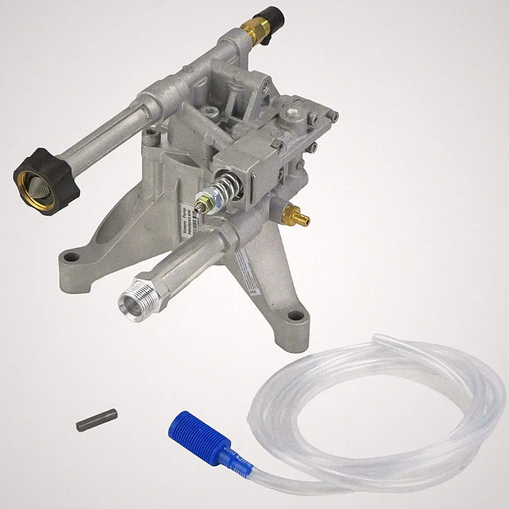2400 PSI Vertical Pressure Washer Pump with 2.4 GPM, 7/8" Shaft, Rear Outlet