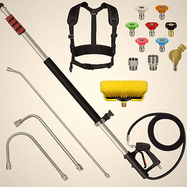 24FT Telescoping Power Washer Wand Extension Accessory 24ft Power Washer