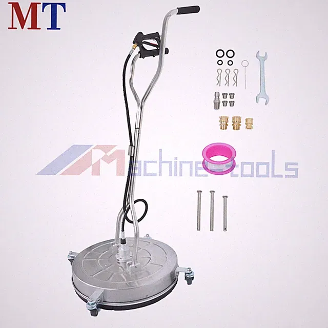 24Inch Pressure Washer Surface Cleaner w/ Handles & Wheels Quick Connect