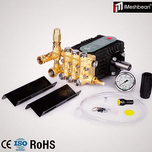 24mm Solid Shaft Pressure Power Washer Pump 3600 PSI 4.0 GPM Belt Drive w/ Gauge