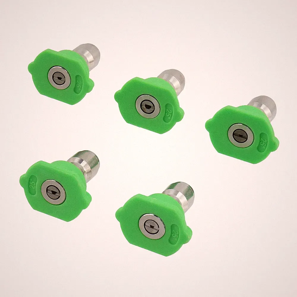 25 Degree Green Pressure Washer Power Washer Nozzle Tips Spray Nozzle Tips (1...