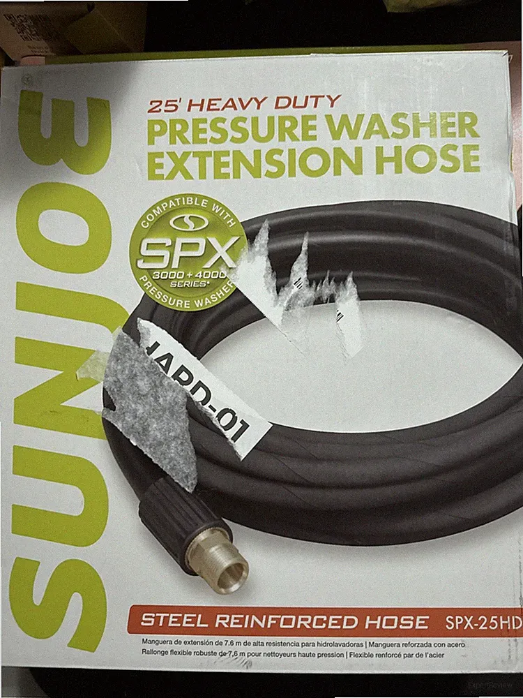 25 Foot Extension Pressure Washer Hose Sun Joe SPX-25HD / SPX Series Heavy Duty