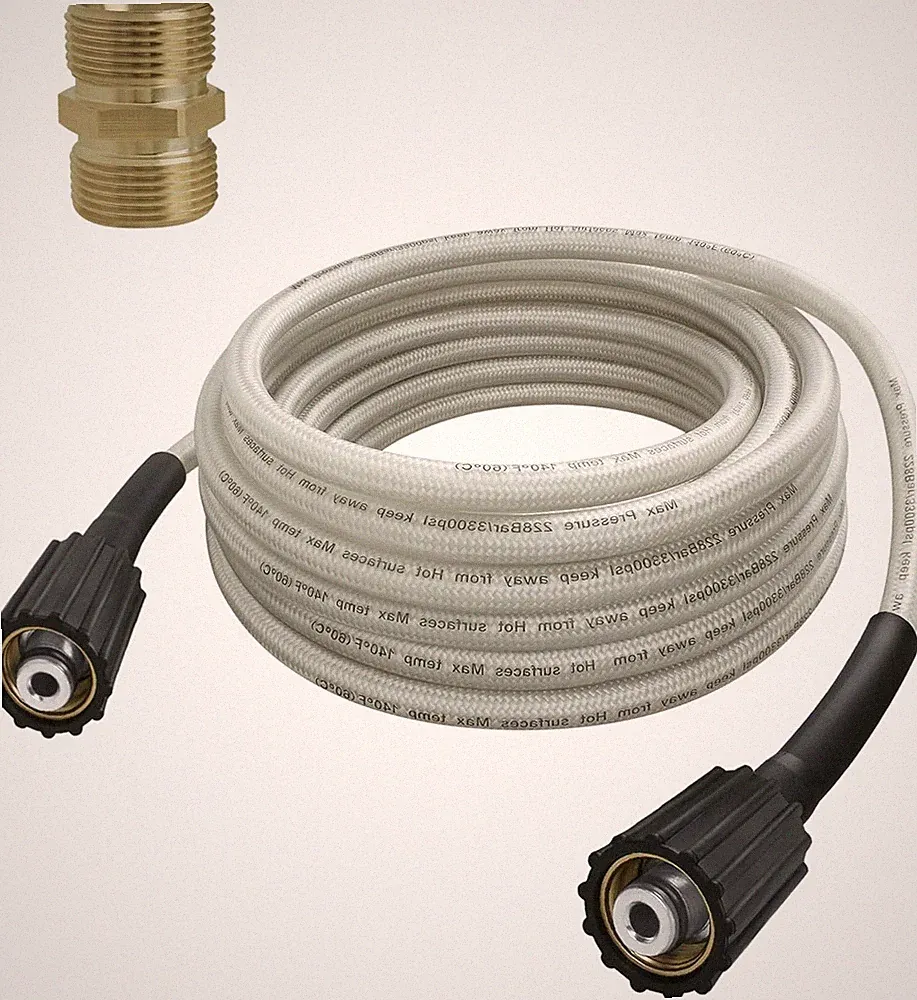 25-Foot High Pressure Washer Hose - Replacement for Greenworks 5200402, for A...