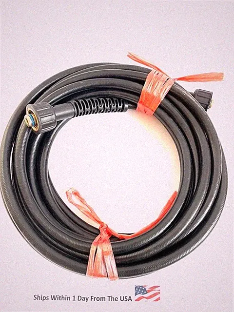 25 FT Pressure Washer Hose 3000 PSI Fits Ryobi Part Number 308835089