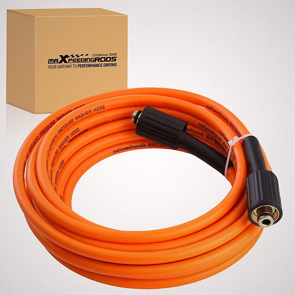 25 FT x 1/4" 5800 MAX PSI High Pressure Washer Replacement Hose Extension Hose