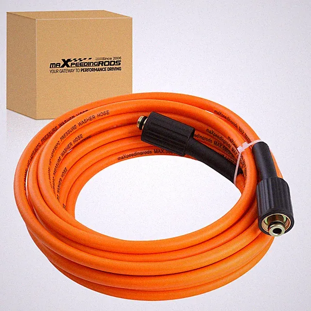 25 FT x 1/4" 5800 MAX PSI Pressure Washer Hose Extension Hose Kink Resistant