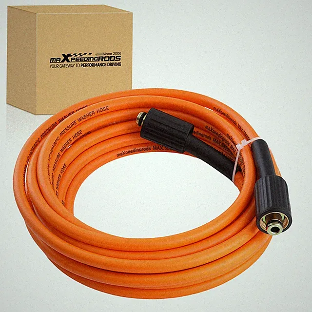 25 FT x 1/4" 5800 MAX PSI Pressure Washer Replacement Hose Extension Hose