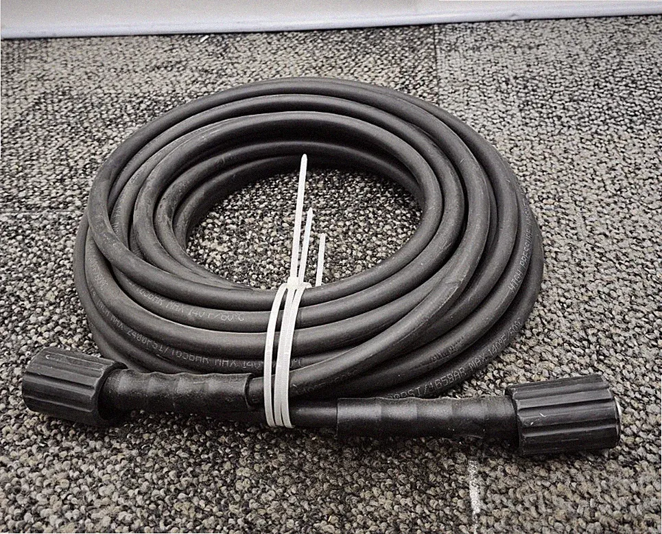 25 FT x 1/4 Inch 4800MAX PSI Pressure Washer Replacement Hose Black