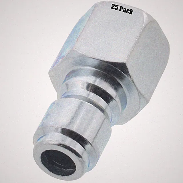 25 pack of Pressure Washer 3/8" Female NPT to Quick Connect Plug Zinc Coupler