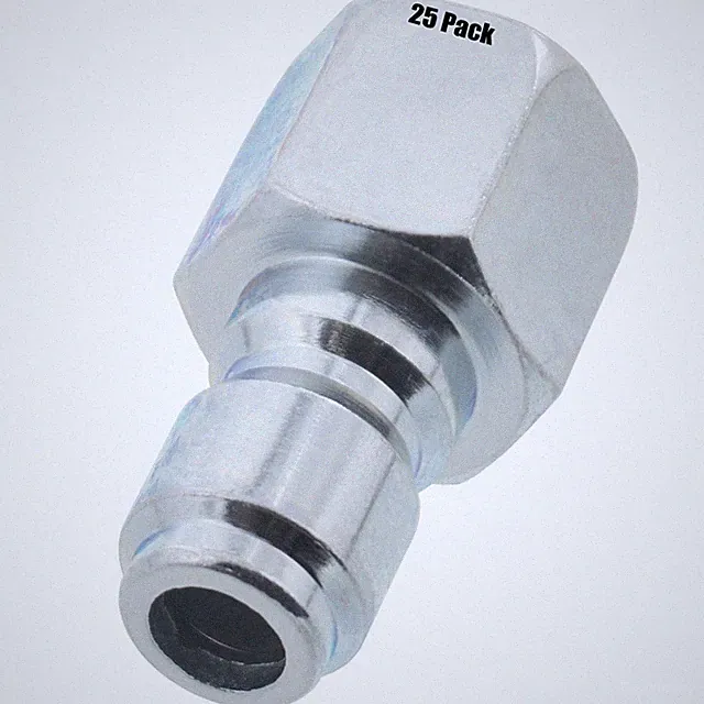 25 pack of Pressure Washer 3/8" Female NPT to Quick Connect Plug Zinc Coupler
