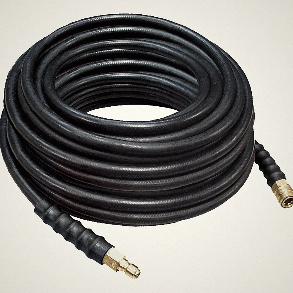 25' Pressure Washer Hose, Heavy Duty 2500psi, 3/8" m/f couplings, double braided