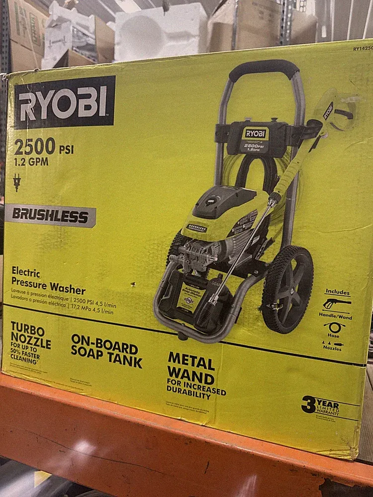 2500 PSI 1.2 GPM High Performance Cold Water Electric Pressure Washer Open Box